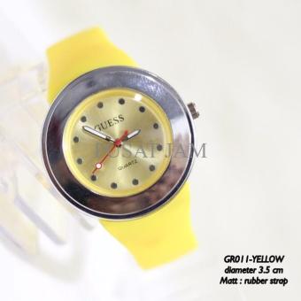 JAM TANGAN DISTRIBUTOR GROSIR MURAH SUPPLIER MONOL GUESS GENEVA RUBBER  