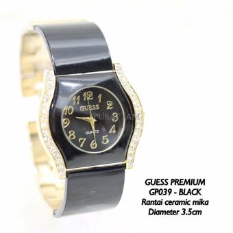 Jam tangan fashion guess/fossil/dw wanita ceramic rantai grosir murah  