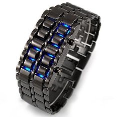 Jam Tangan Iron Samurai LED - Hitam