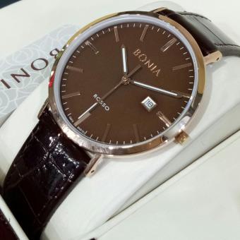 Jam Tangan Pria - Bonia BN101 - Leather Black  