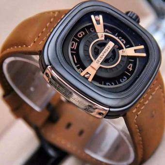 Jam Tangan Sevenfriday M2 Series Rosegold Seven Friday - Cokelat Muda  