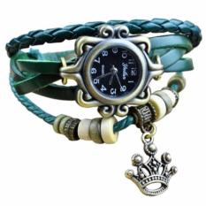 Jam Tangan Wanita Vintage Tribal Indian Kepang Lilit Gelang Mahkota