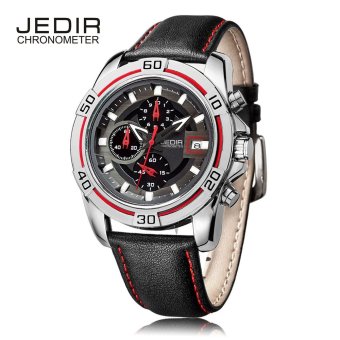 JEDIR 2023 Male Quartz Watch Date Display Luminous 3ATM Men Wristwatch (White) - intl  
