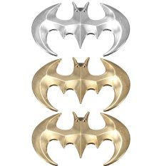 LD Shop 3D Metal Bat Batman Shaped Logo Tail Decal Car Motorcycle Sticker Emblem Badge
