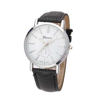 Luxury Unisex Leather Band Analog Quartz Vogue WristWatch Watches WH - intl  