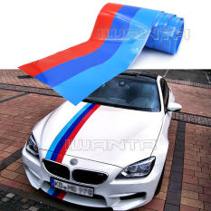 M-Colored Car Door Hood Vinyl Sticker Decal Stripe Fenders For BMW Decoration 1.2m - Intl