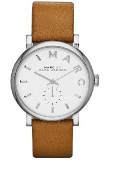 MARC BY MARC JACOBS Baker Ladies Brown Leather Strap Watch MBM1265  