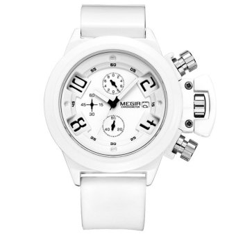 MEGIR Men Watch Luxury Brand Causal Watch Mens Watches Chronograph Military Watch Sport Wristwatch MN2002G - intl  