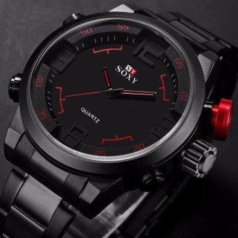 Mens Luxury Army Sport Wrist Watch Waterproof Analog Quartz Watches - intl  