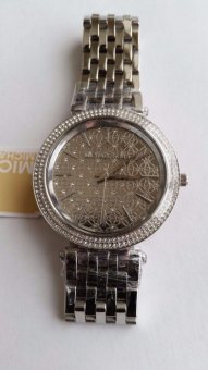 Michael Kors Darci Silver Dial Crystal Watch  