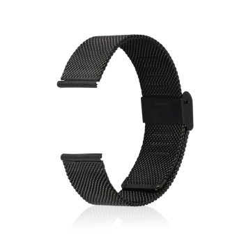 Milanese Stainless Steel Watch Band for Motorola Moto 360 2nd Generation Smart Watch for men's 42mm in Black  