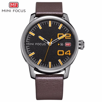 Mini Focus Brand Quartz Watch Men Sports Watches Luxury Male Clock Casual Leather Military Wrist Watch - intl  