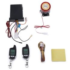NT - MS002 universal sifat tahan air dua cara LCD Sepeda Motor Anti-Pencurian Sistem