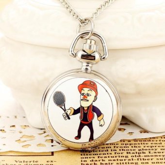 ooplm Silver Pocket Watch Necklace for Women New Reloj De Bolsillo Dress Steampunk Wholesale Dropship  