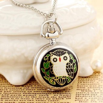 ouhofus New Reloj De Bolsillo Dress Pocket Necklace Watch Quartz Steampunk Wholesale Dropship - intl  