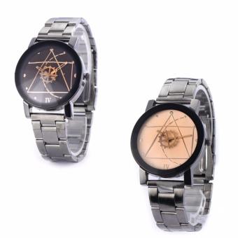 PAlight 2PCS Men / Women Couple Watches Wrist Quartz Retro Wristwatch  