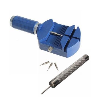 Promotion Watchband Pin Remover Repair Tools With Blue Plastics Material Remover Repair Kits Tools - intl  