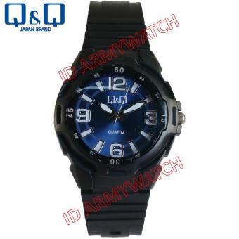 Q&Q - Jam Tangan Analog Wanita - Rubber Hitam - Dial Hitam - Bezel Hitam QQX 1128-02  