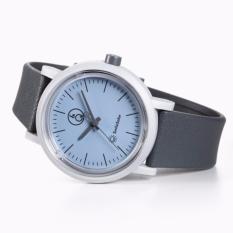 Q&Q Smile Solar NEW Edition - Jam Tangan Pria Dan Wanita - Abu Putih - Strap Karet - RP12J006Y