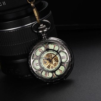 quzhuo The new automatic mechanical watch classic retro pocket watch trade - intl  