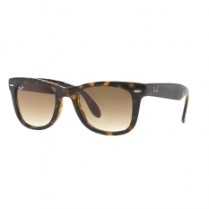 Ray-Ban Sunglasses Folding Wayfarer RB4105 - Light Havana (710/51) Size 54 Crystal Brown Gradient