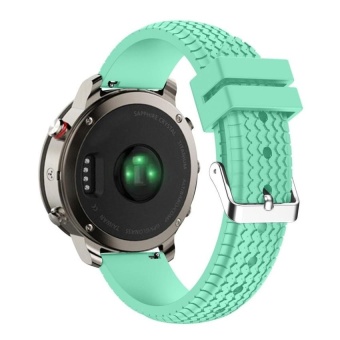 Replacement Silicone Watchbands Strap for Garmin Fenix Chronos GPSWatch Mint Green - intl  