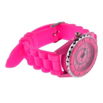 S & F Fashion Unisex Geneva Silicone Jelly Gel Quartz Analog Sport Wrist Watch  