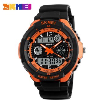 SKMEI 0931 Luxury Brand Shock Men Military Sports Watches Digital LED Quartz Wristwatches Rubber Strap Relogio Masculino Watch - intl  