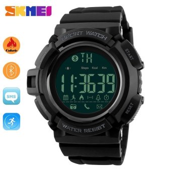 SKMEI Brand Watch 1245 Bluetooth Watch Men Sports Watches Pedometer Calories Chronograph Fashion 50M Waterproof Digital Wristwatches - intl  