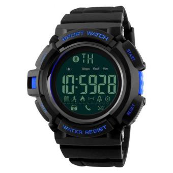 SKMEI Jam Tangan Olahraga Smartwatch Bluetooth - DG1245 BL Hitam Biru  