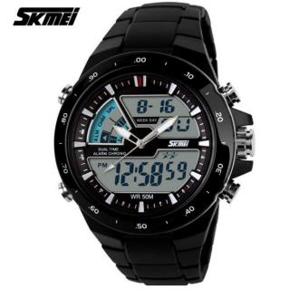 skmei jam tangan pria sport led waterproof rubber skmei jam tangan pria sport led waterproof rubber