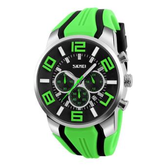 SKMEI merek Watch 9128 Men's Fashion atas mewah kasual kuarsa jam tangan  