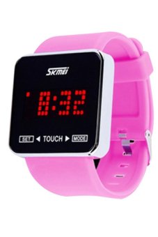 Skmei Unisex Pink Strap Watch 0950AT  