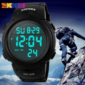 SKMEI Watch 1068 pria Shock melawan pasukan militer Watch LED Digital Watch Relojes pria jam tangan Relogio Masculino 2016 Skmei - intl  