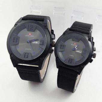 Swiss Amry - Jam tangan Couple - SA 004 - Design Casual - Leather strap ( the best )  