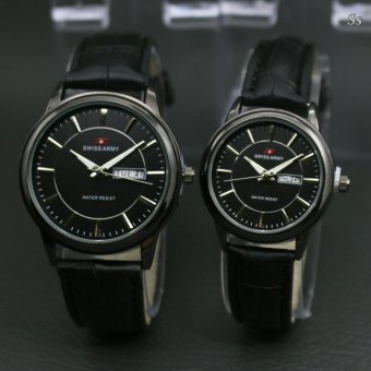Swiss Amry - SA 1109 - Jam tangan Couple - Casual - Leather Strap  