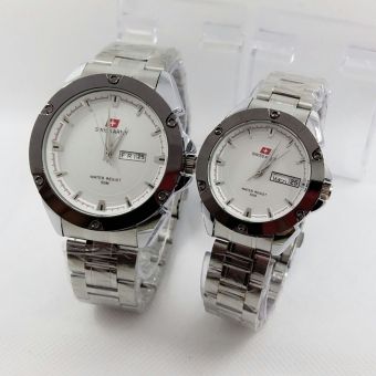 Swiss Army - Jam Tangan Couple - Stainless Steel - SA 1670 SW  