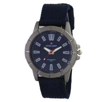 Swiss Army SA 7972 Navy- Jam Tangan Wanita - Kanvas - Biru Navy  