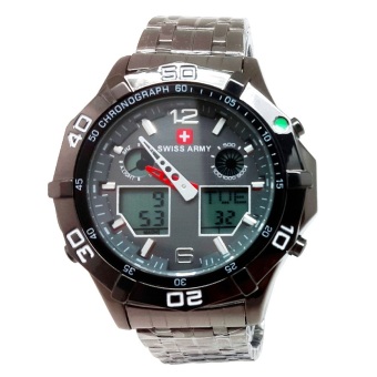 swiss army sport digital combo jam tangan pria stainless hitam hitam sa 1101 a swiss army sport digital combo jam tangan pria stainless hitam hitam sa 1101 a