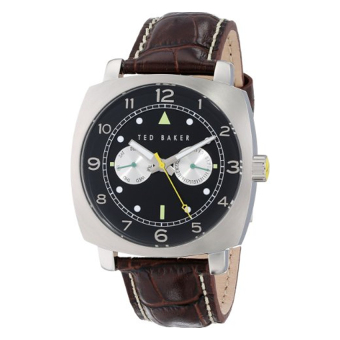 Ted Baker Men's TE1106 Sport Stainless Steel Watch with Leather Band (Intl)  