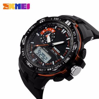 Terlaris !!! Jam Tangan Pria Military SKMEI Casio Sport Digital 1081 ORANGE  