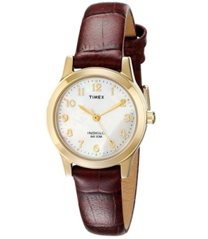 Timex Women's T21693 Elevated Classics Dress Burgundy Leather Strap Watch - intl  