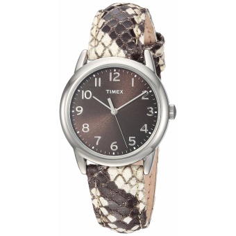 Timex Women's TWH2Z85109J Quartz Brass and Leather Casual Watch  
