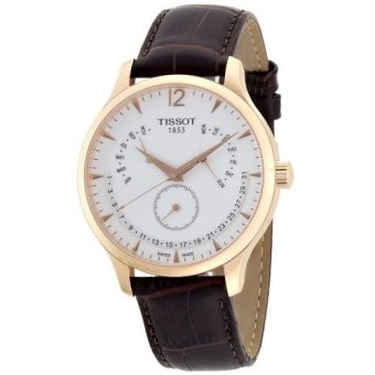 Tissot Mens T0636373603700 Tradition Rose Gold Watch with Embossed Band - intl  