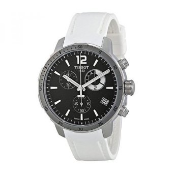 Tissot Mens T0954491706700 Quickster Analog Display Swiss Quartz White Watch - intl  
