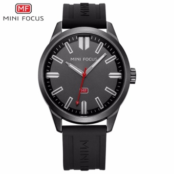 Top Luxury Brand MINI FOCUS Men Sports Watches Men's Quartz Watch Clock Man Leather Army Military Wrist Watch Relogio Masculino - intl  