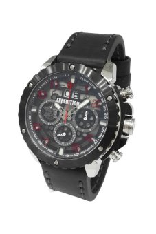 Triple 8 Collection - Expedition 6669MCLTBBARE Silver - Jam Tangan Pria  
