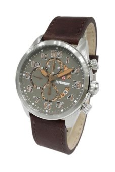 Triple 8 Collection - Expedition 6673MCLSSBO Silver - Jam Tangan Pria  