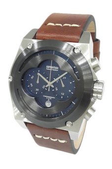 Triple 8 Collection - Expedition 6691MCLTBBA - Jam Tangan Pria - Silver  