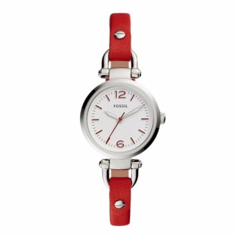Triple 8 Collection - Fossil Georgia Mini ES4119 - Jam tangan Wanita Merah  